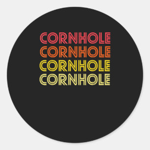Adesivo Retro Cornhole