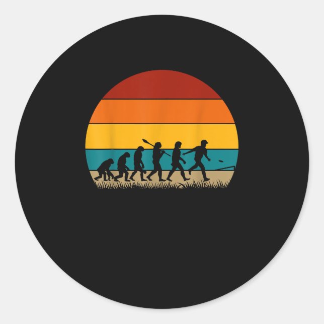 Adesivo Retro Cornhole Evolution Funny Cornhole (Frente)