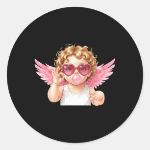 Adesivo Retro Cupido 67 Meme Chiclete Engraçado Seis Sete