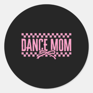 Adesivo Retro Dance Mãe Arco Coquette Checked Dance Mama