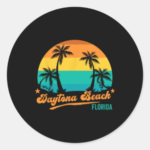 Adesivo Retro Daytona Beach Mens Womens Legal Beach