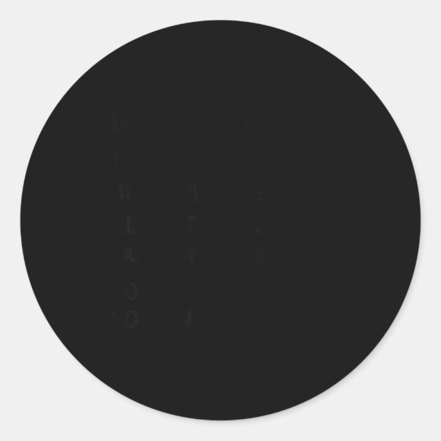 Adesivo Retro Dear Brother I Tried To Find The  (Frente)