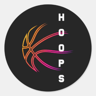 Adesivo Retro do jogador Bysketbyll Hoops
