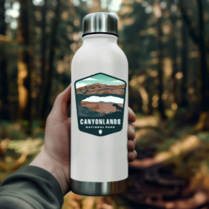 Adesivo Retro do Parque Nacional Canyonlands Autocolante