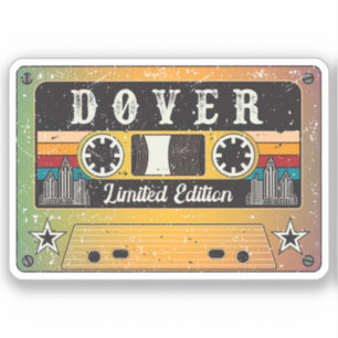 Adesivo Retro Dover Delaware Cidade