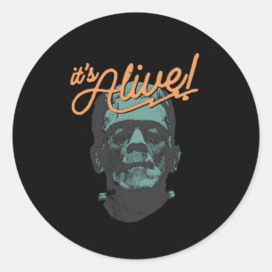 Adesivo Retro Engraçado É Vivo Frankenstein Monster Spooky