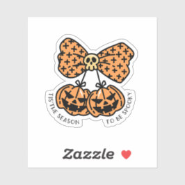 Adesivo Retro "’Esta é a estação para ser assustada" Hallo