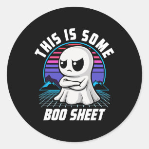 Adesivo Retro, Este É Um Pouco De Ghost Ghost Halloween De