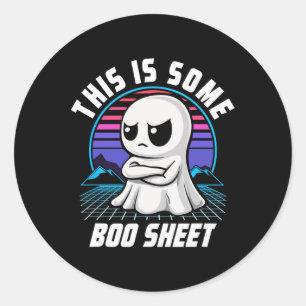 Adesivo Retro, Este É Um Pouco De Ghost Ghost Halloween De