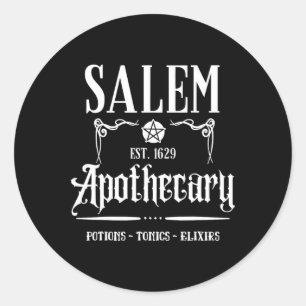 Adesivo Retro Funny Salem Witets Salteary Hall
