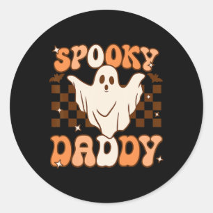 Adesivo Retro Groovy Halloween Ghost Spooky Figurume de Pa