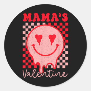 Adesivo Retro Groovy Mama É Meu Namorados, Garotos Bonitos