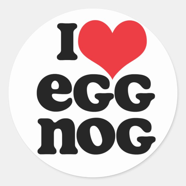 Adesivo Retro I Love Egging Stickers (Frente)