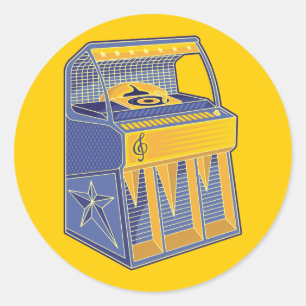 Adesivo Retro Jukebox