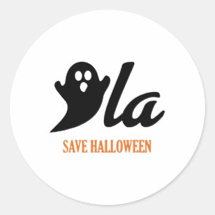 Adesivo Retro Kamala Harris Halloween 2024 Comma La Ghost