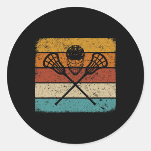 Adesivo Retro Lacrosse, Vintage com dificuldades, Rua de e