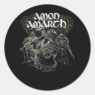 Adesivo Retro Love Rock Amon Amarth Fan Art Design