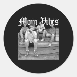 Adesivo Retro Mãe 90 Vibes Vintage Dia de as mães Mãe Thug
