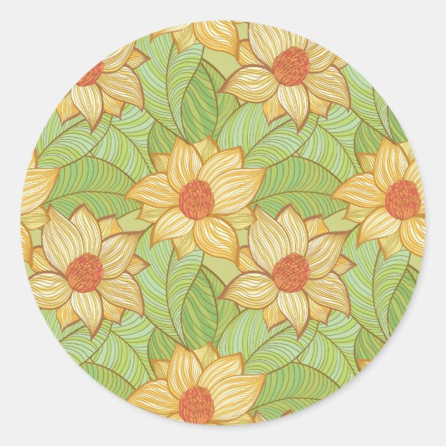 Adesivo Retro Magnolia Padrão (Frente)