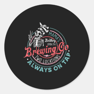 Adesivo Retro Mama da Ery Brewing Co Mama engraçada amamen