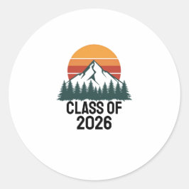 Adesivo Retro Mountain Adventure Peak