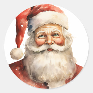 Adesivo Retro Natal Papai Noel
