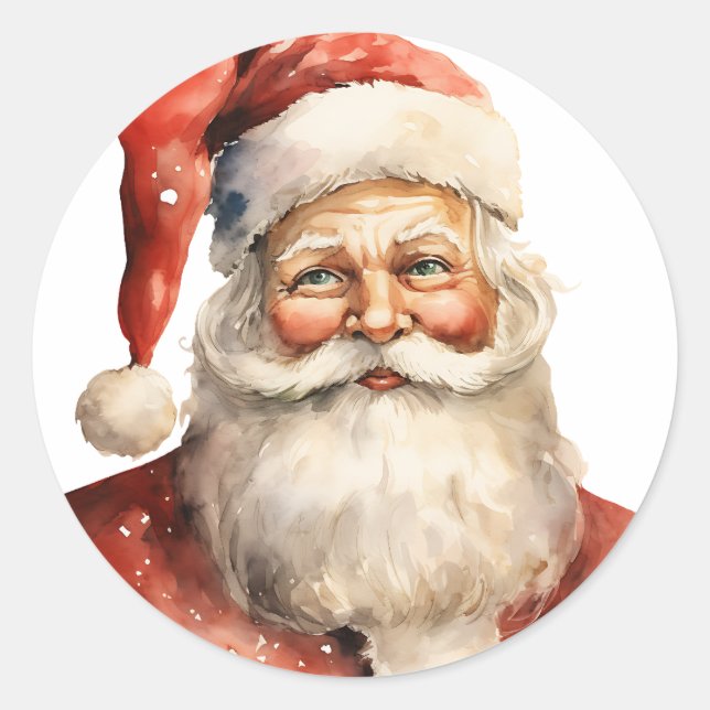 Adesivo Retro Natal Papai Noel (Frente)