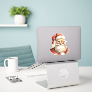 Adesivo Retro Natal Papai Noel