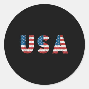 Adesivo Retro Patriótico Americano 20 Ja
