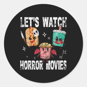 Adesivo Retro Permite Assistir Filmes Horrores Custo Justo