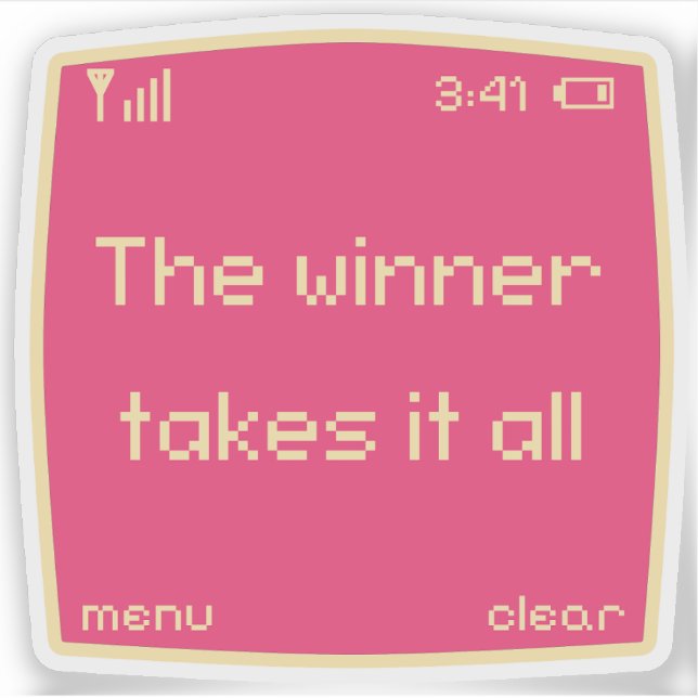 Adesivo  Retro Pixel  (Frente)