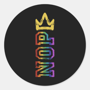 Adesivo Retrô Sem Reis Sem Camisa De Protesto