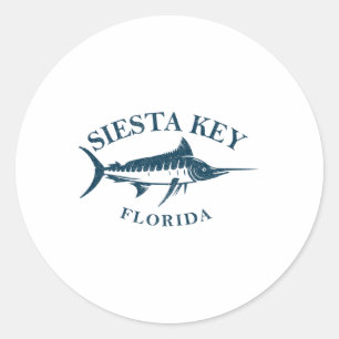 Adesivo Retro Siesta Key Florida Vintage Barco de Pesca