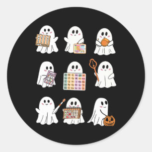 Adesivo Retro Slp Ghost Halloween Terapia De Fala Autumn F
