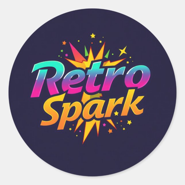 Adesivo "Retro Spark (Frente)