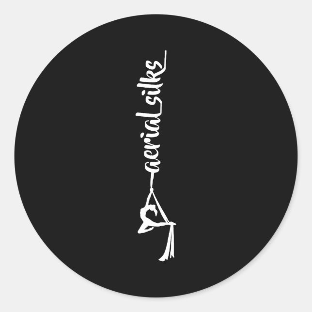 Adesivo Retro Srt Aerial Silks Quote Funny Basic  (Frente)