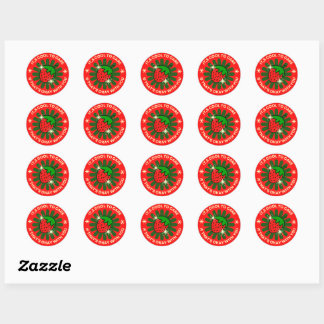 Adesivo Retro Strawberry Stickers & Decals 