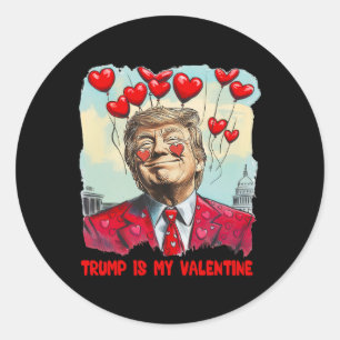 Adesivo Retro Trump é meu namorado Trump Dia dos Namorados