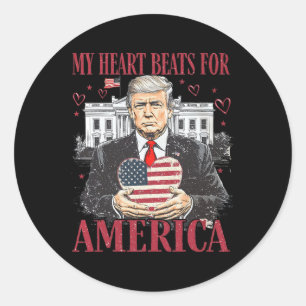 Adesivo Retro Trump É Minha Casa Branca De Namorados Vale