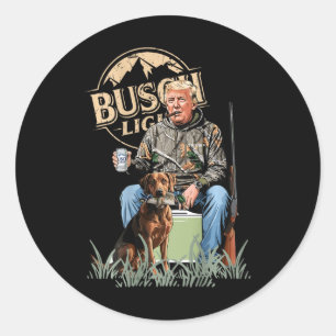 Adesivo Retro Trump Hunting Deer Funny Beer Bebendo Hunti
