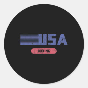 Adesivo Retro Usa 2020 Team American Boxing Vintage