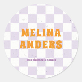 Adesivo Retro Verificado