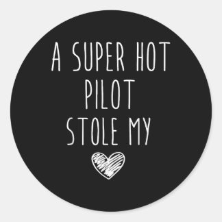 Adesivo Retro Vintage Engraçado Um Super Quente Piloto Rou