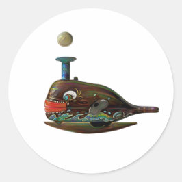 ADESIVO RETRO WHALE T SHIRT