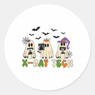 Adesivo Retro X-ray Tech Halloween Ghost Radiology Ghost R
