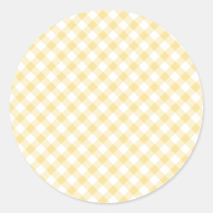 Adesivo Retro Xadrez Amarelo Canário