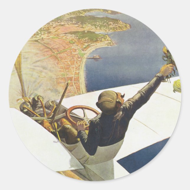 Adesivo Reunião da Aviação Nice (Frente)