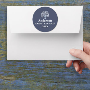 Adesivo Reunião de Família Personalizável da Árvore da Fam