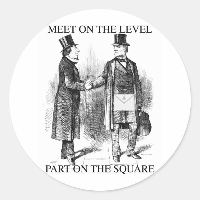 Adesivo Reunião de Maçons (Frente)