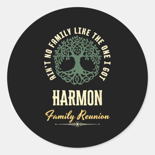 Adesivo Reunião Familiar 2025 Design de Correspondência -  (Frente)